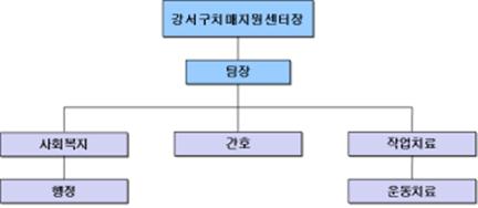 강서구치매지원센터 조직도